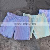 Hot Sell Boutique Remake Shorts Plain Color Ruffle Clothes Short Pants