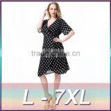 2016 Sexy Summer Ladies Lace Dress Hollow Dress Plus Size for Fat Women thumbnail-1
