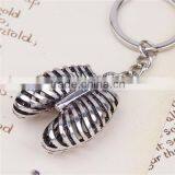3D Keychain & Keyring Rib Cage Antique Silver 9.1cm thumbnail-2