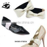 5 Colors Patent Leather Bowknot Shoe Lace For Shoe Decorations thumbnail-3