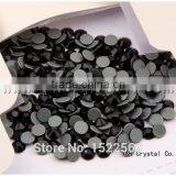 2058HFSS20 1440pcs Round Shape Jet Color Flatback Crystal Glue Base Loose Hot Fix Rhinestones Iron on Stones Clothing Accessorie thumbnail-3