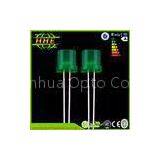 Flat Top Ultra Bright GREEN Emitting Color LED Diode 5mm 520nm - 525nm