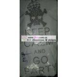 311 Kids Wear Swim Suit Rhinestuds Octagon Studs Iron on Hot-fix Heat Transfer Design 3