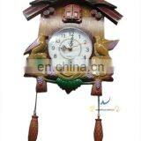 Plastic Unique House Shape Cuckoo Wall Clock