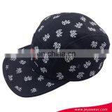 Wholesale Black 5 Panel Hip Hop Snapback All Kinds of Hat and Cap Printed Cap thumbnail-1