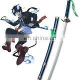 Rose Team-Free Shipping Blue Exorcist Okumura Rin Demon-slaying Blade Kurikara Wooden Weapons Anime Sexy Halloween Carnival Acce thumbnail-1