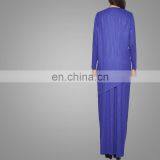 Modern Pleated Baju Kurung Beautiful Abaya 2017 Islamic Wear thumbnail-6
