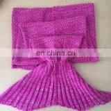 Manufactory Walmart Textile Stock Wholesale Mermaid Tail Blankets Warm Winter Blanket thumbnail-6