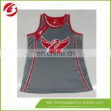 Gym Singlets Any Logo Team Running Singlets , Sublimated Running Singlets Oem Service thumbnail-6