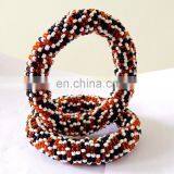 Wholesale Bangle-Afghani Bangles/Bohemian Jewelry/Diwali Offer/Bollywood Bangles/belly Dance Bangles/Indian Beaded Pearl Bangles thumbnail-1