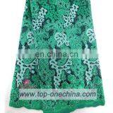 2016 3d Flower Tull Lace Fabric African/african Tulle Lace Fabric /french Tulle Net Lace for Aso Oke Wedding Party thumbnail-1