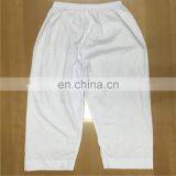 polyester and cotton material arab pants white color