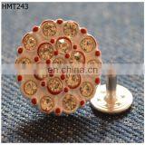 fashion design decorative buttons with crystal