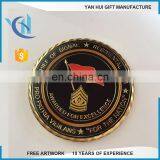 Custom Enamel Souvenir Two Tones Military Navy Geocache Brass Challenge Metal Coin thumbnail-6