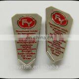 Wholesale Custom Metal Button in Garment, Circle Painted Clothing Label thumbnail-6