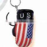 Usa Boxing Gloves Keyring Keychain Car Hang Gloves thumbnail-1