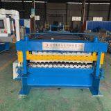 Double Layer Roof Automatic Tile Roll Making Forming Machine for Trapezoidal Type thumbnail-3