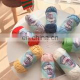 Yarncrafts indonesia high bulk dyed hand knitting diy thick soft chunky Acrylic yarn