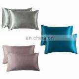 High Quality Fade Resistant Soft 100% Polyester Silky Smooth Queen Satin Pillowcase thumbnail-7
