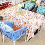 Modern Printed Indoor Outdoor 100% Polyester Spill Proof Camping Picnic Rectangular Table Cloth for Wedding Party thumbnail-2