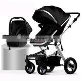 2020 Wholesale Cheap New Arrival Travel System Luxury Baby Stroller 3 in 1 With Carrycot and Carseat thumbnail-3