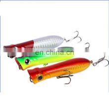 High End 7.5cm 12g Hard Plastic Fishing Popper Lure Popper Bait thumbnail-1