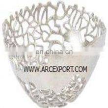 Gold Plated Bowl With Marble Base thumbnail-2