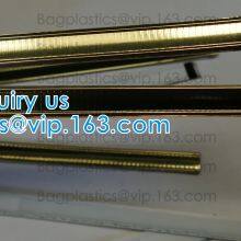 Aluminium Foil Tin Tie, Tintie, Twist Tie, Peel Stick Bag Seal Coffee Tin Tie Plastic Tin Ties With Adhesive thumbnail-3
