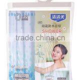 PEVA Bathroom Hooks Shower Curtain thumbnail-1