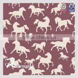 Polyester PVC Coating Horse Print Fabric thumbnail-2