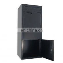 Home Large Package Waterproof Outside Metal Steel Letter Mail Mailbox Post Wall Mount Outdoor Smart Parcel Delivery Drop Box thumbnail-2