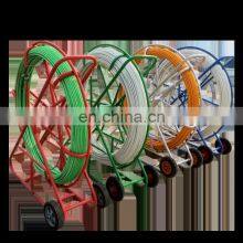 Flexible High Strength Fiberglass Fish Tape Traceable Cable Push Pull Rod Snake FRP Duct Rodder thumbnail-3