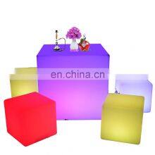 Mesas y Sillas Para Bar Night Club Event Party Garden Bar Stool Plastic Outdoor Led Lighted Furniture Led Tables and Bar Chairs thumbnail-4