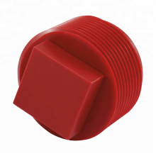 Plastic PVC Pipe Fittings Male Thread Plug With Square Head for NPT Threads SPN Series thumbnail-2