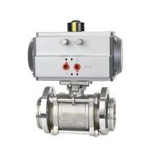 High Quality Pneumatic Flange Ball Valve thumbnail-1