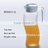 1L glass juice wine water jug