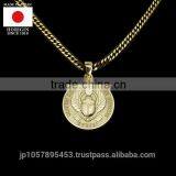 Traditional and Premium 24k Gold Necklace Pendant With Stylish Made in Japan thumbnail-1