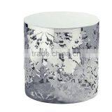 Hollow Stainless Steel Round Side Table thumbnail-2