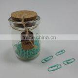 Stationery Clip Push Pin in Glass Bottle for School thumbnail-6