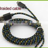 Braided Nylon Magnetic Charging 2.0 Micro USB Cable thumbnail-1