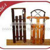 Outdoor Wooden Sled Vintage