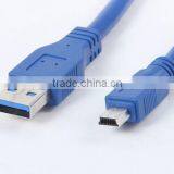 USB3.0 Connecting Cable AM-Mini B 10P Superspeed Datawire for Camera MP3 MP4 Datacable thumbnail-1