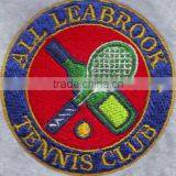 Racquet and Bottle 100% Custom Embroidery Badge Iron on Clothes thumbnail-1
