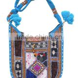 Fabulous Antique Ethnic Tassel designer indian hobo shoulder bags,tribal Bohemian wholesale shoulder sling bags