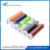 Cylinder Branded Lipstick Power Bank 2800mAh With Custom Logo