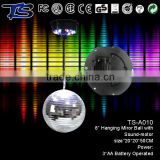 Multi color -DJ Club Really Glass mirror foam disco ball with led motor in high quality