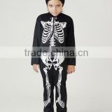children skull costume Halloween party kids skull dress costume