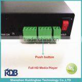 RDB Push Button/motion Sensor Input Full HD Media Player DS009-112