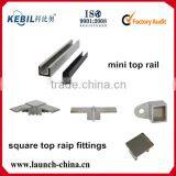Stainless Steel 316 Handrail Slot Pipe for Glass Balcony Railing Designs thumbnail-1