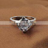 Romantic Cubic Zirconia Women's Ring 18K Diamond Rings thumbnail-4